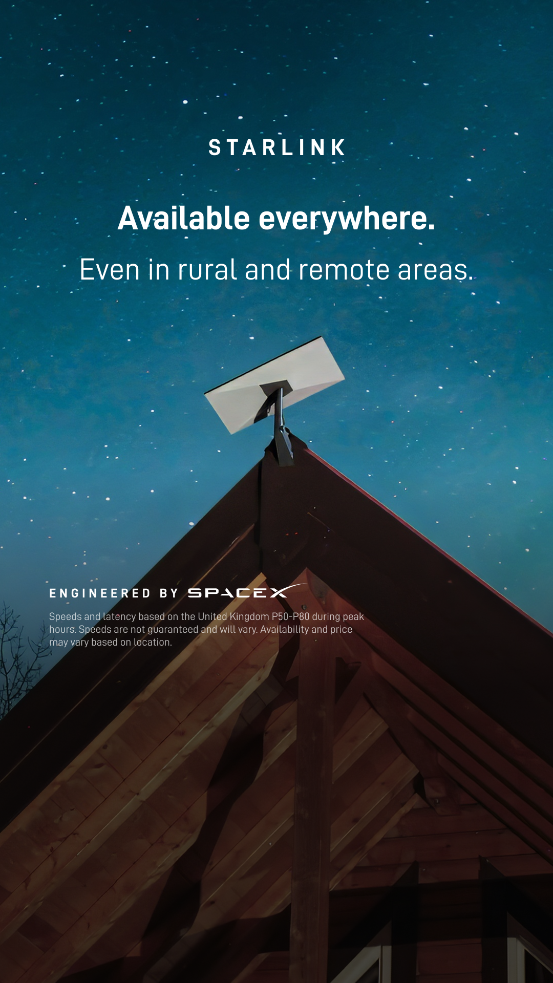 Starlink Facebook ad