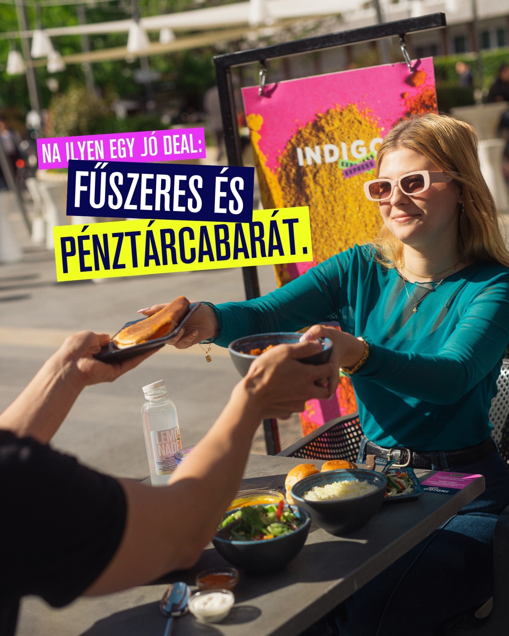 Indigo Express Facebook ad: Tudjuk, a hétindítás senkinek sem a kedvence.