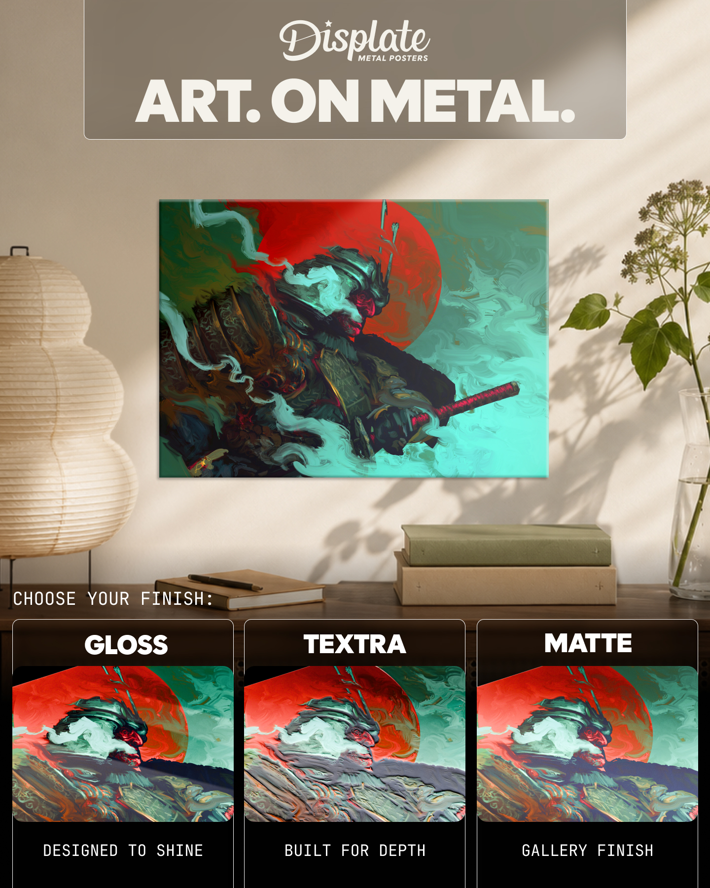 Displate Facebook ad
