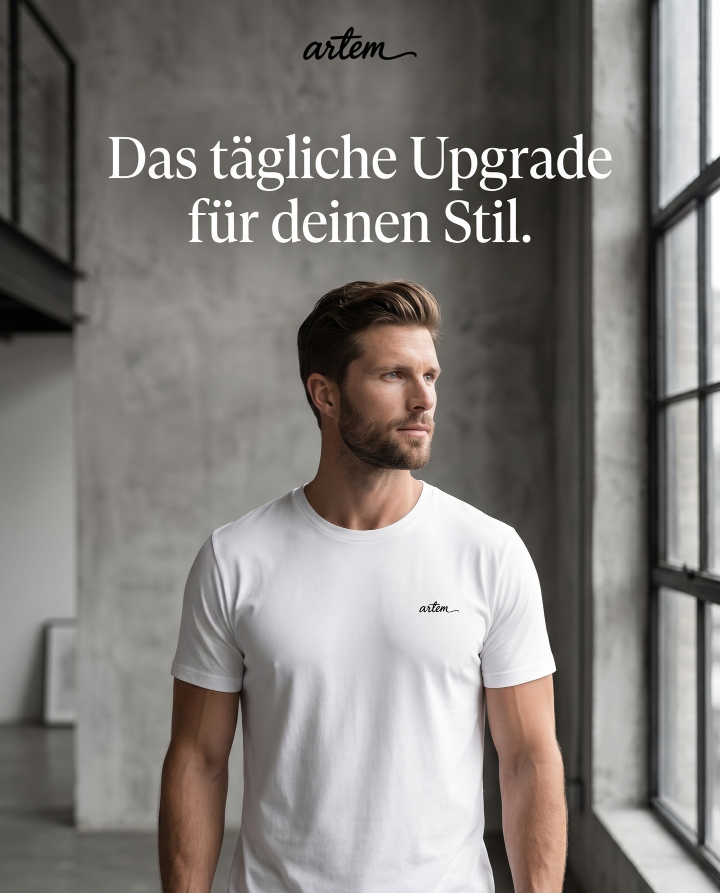 Artem-Premium-Clothing Facebook ad: Artem Premium // handwritten Logo // Enganliegendes Herren…
