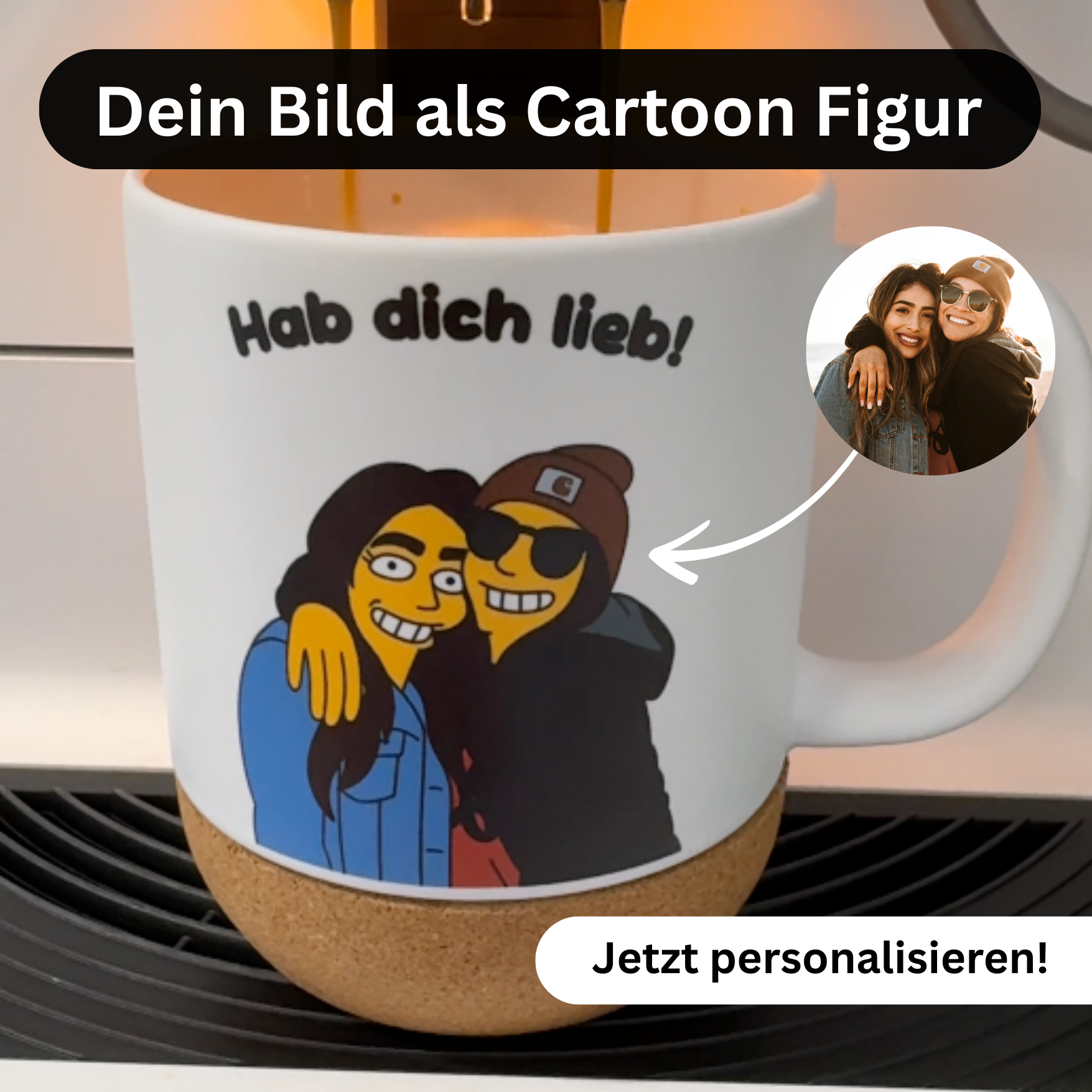 Cuddels Facebook ad: Ein Geschenk, das von Herzen kommt