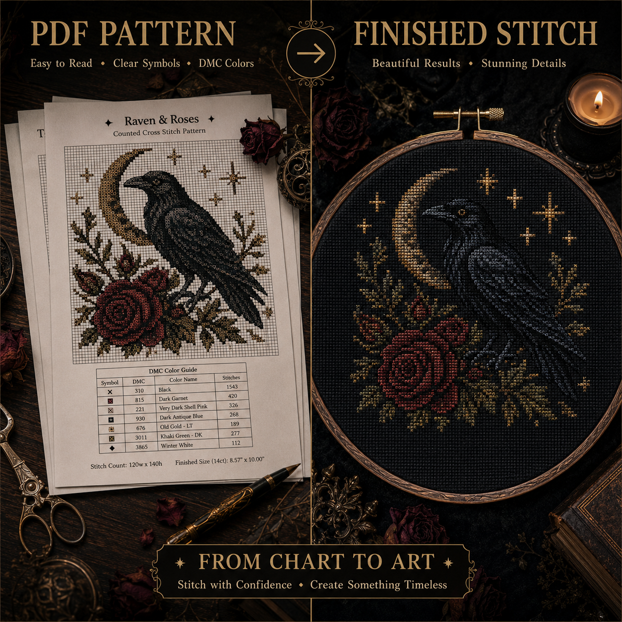 MakerForge Facebook ad: This Isn't Your Grandma's Cross Stitch.