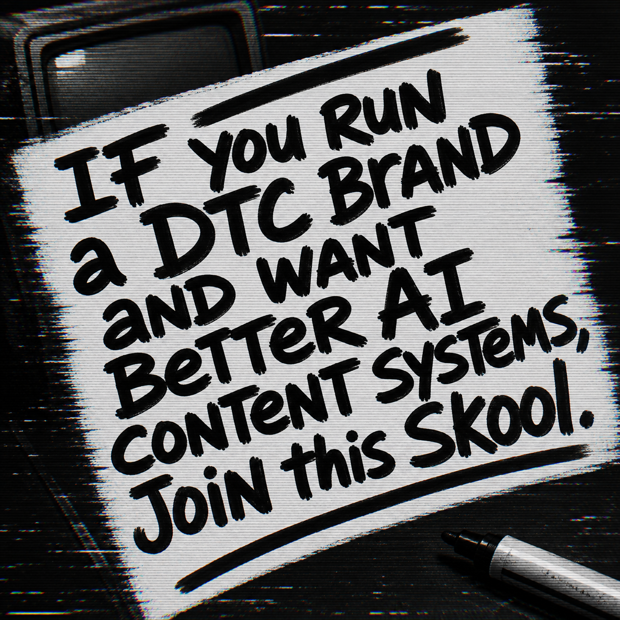 Skool Facebook ad