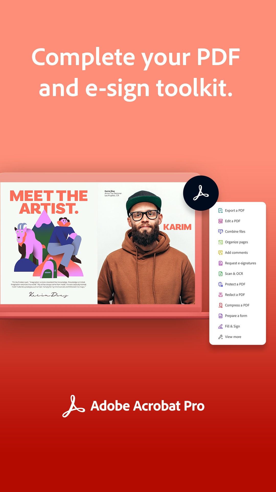Adobe Acrobat Facebook ad