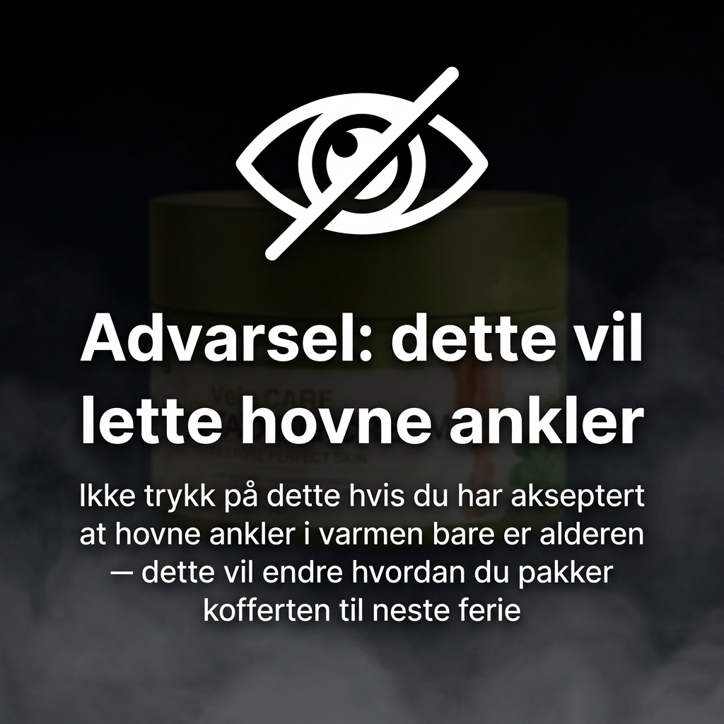 Sophie Laurent Facebook ad: Sliter du med hovne ankler og skoene som strammer? Få…