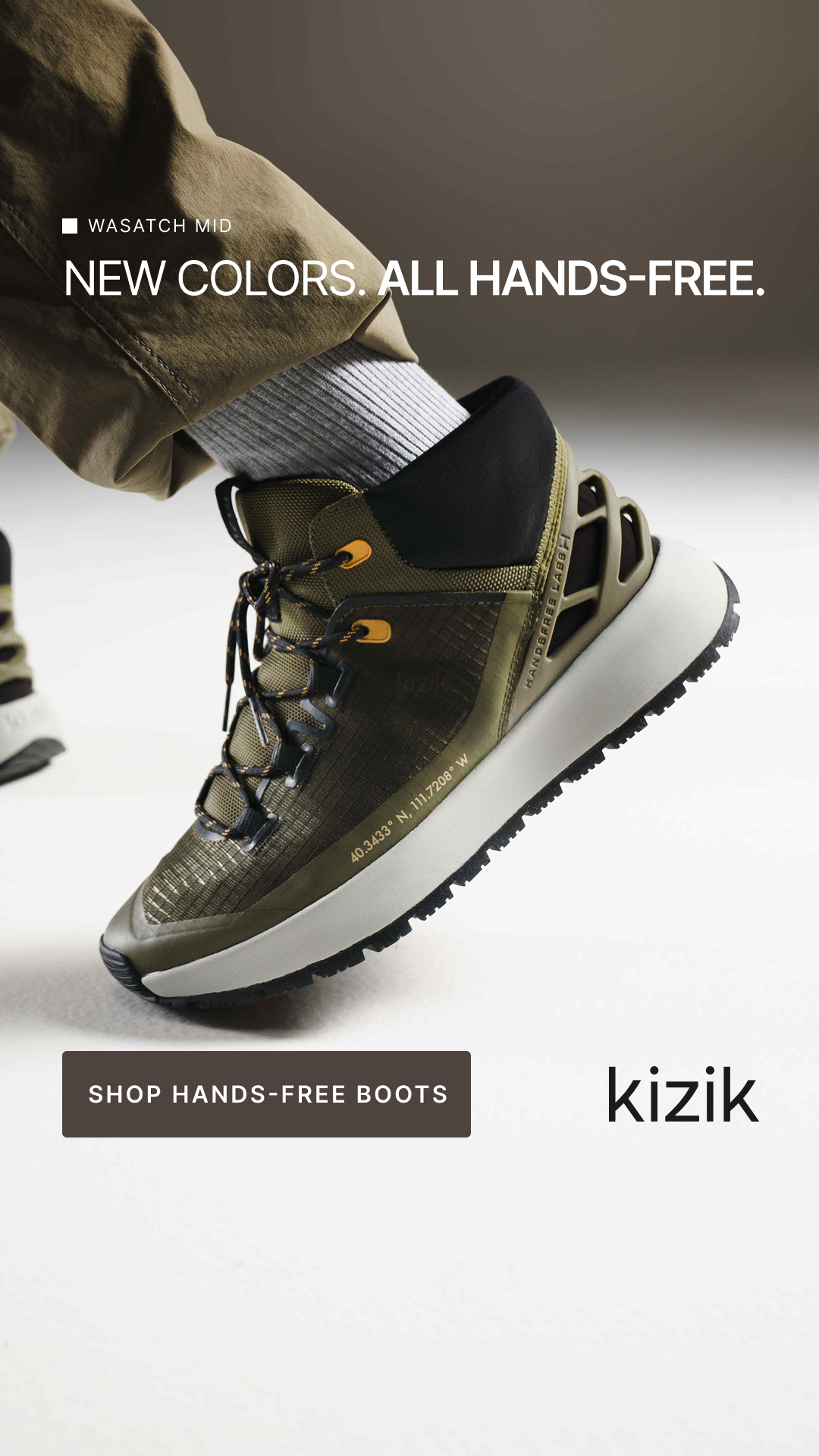 Kizik Facebook ad