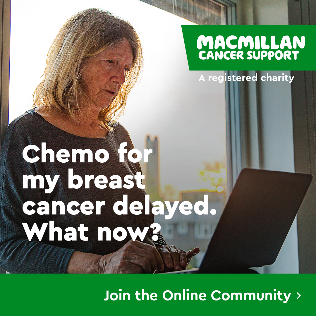 Macmillan Cancer Support Facebook ad