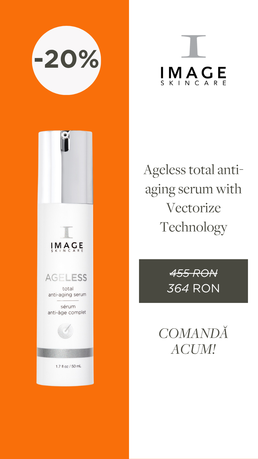 Image Skincare Romania Facebook ad from Apr 8, 2026