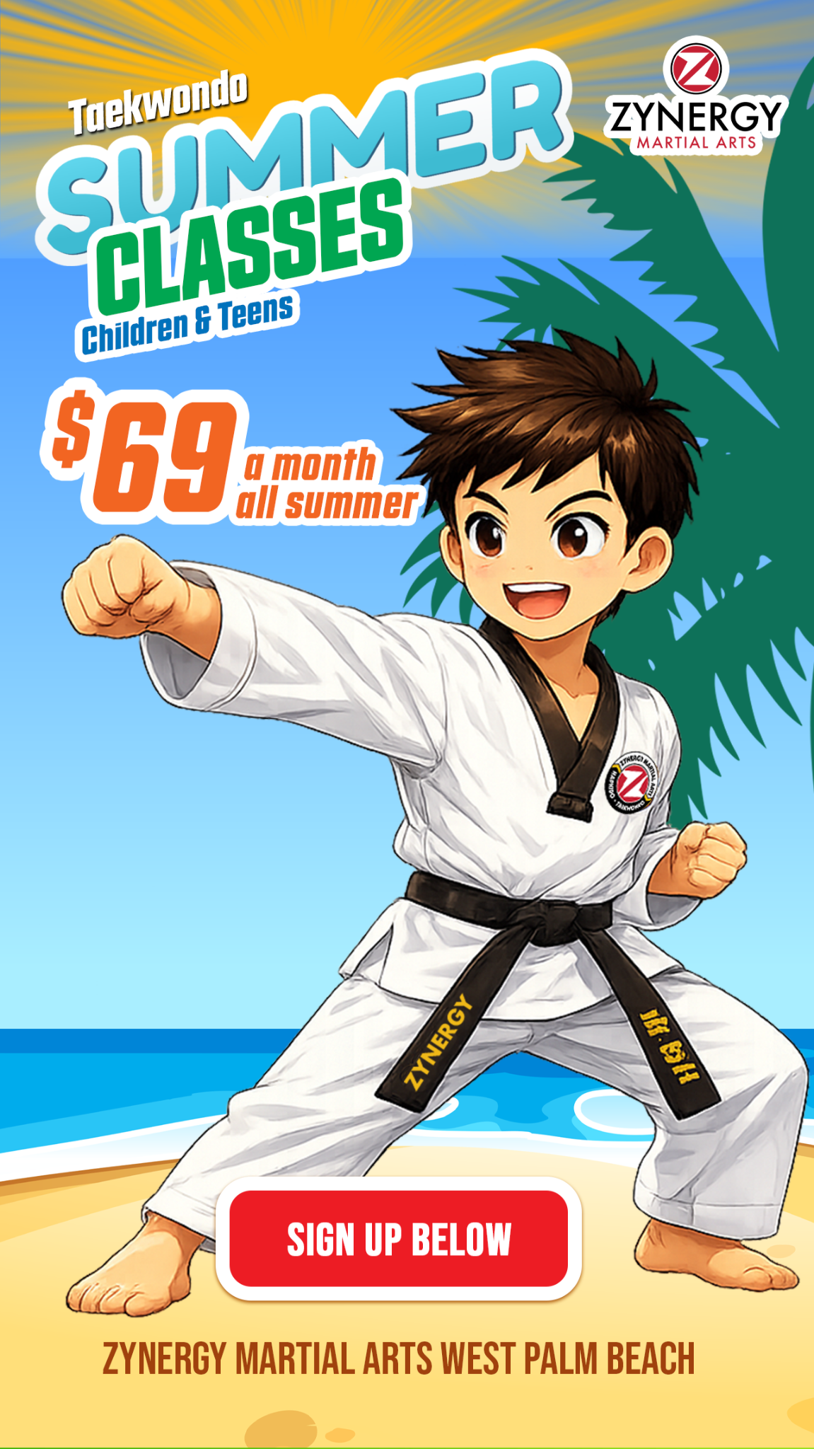 Zynergy Martial Arts West Palm Beach Facebook ad