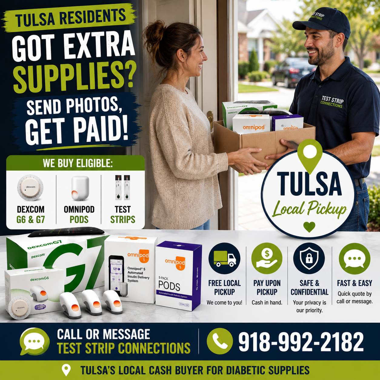 Test Strip Connections Facebook ad