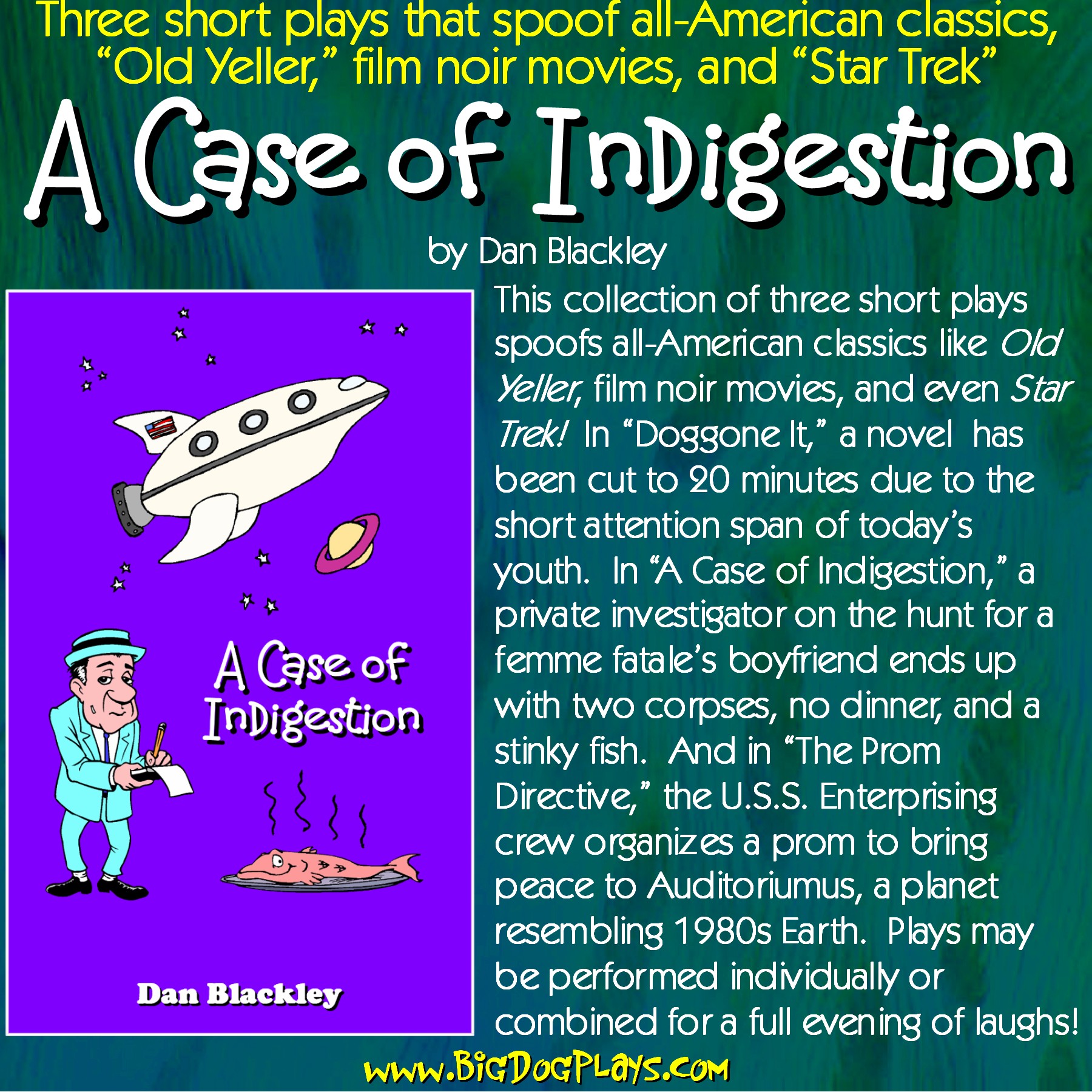 Big Dog Publishing Facebook ad: Case of Indigestion, A