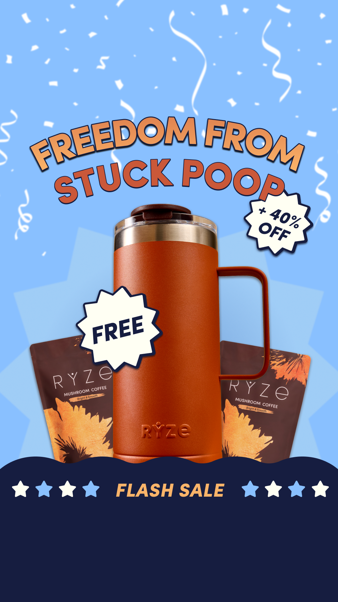 RYZE Superfoods Facebook ad