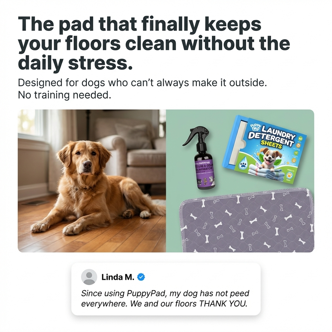 PuppyPad Facebook ad