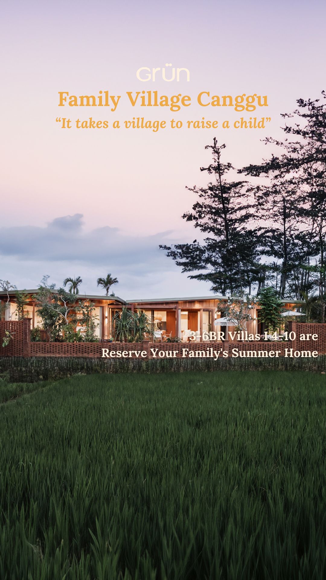 Family Village Canggu Facebook ad