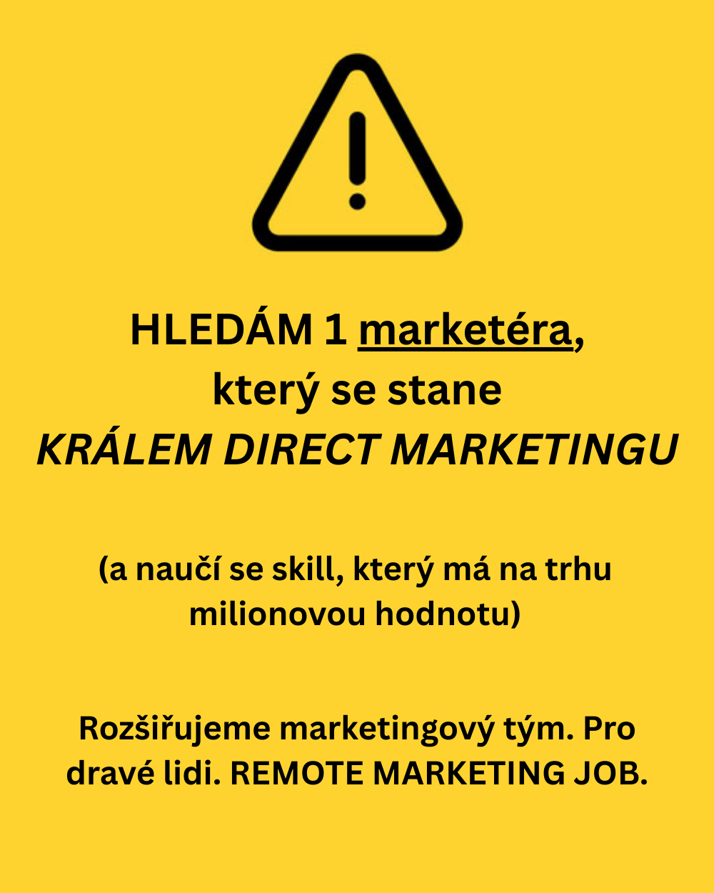 Jak získávat klienty bez postování na sítě - Dream Coaching Facebook ad: Naučím tě direct marketing a ještě dostaneš zaplaceno