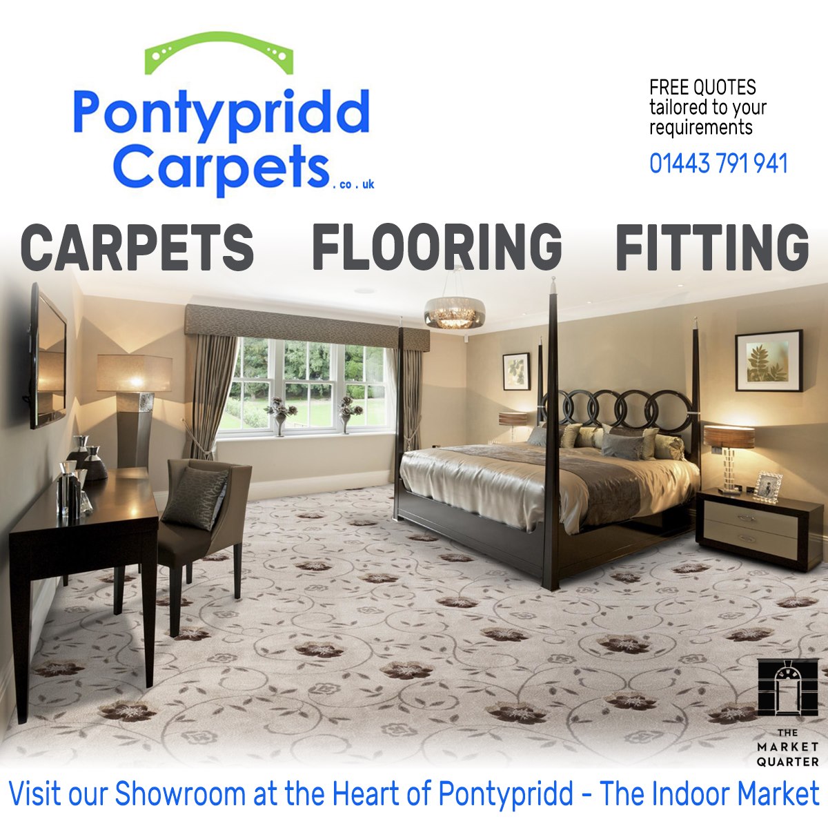 Pontypridd Carpets Facebook ad: Carpets, Rugs, Vinyl Flooring, Laminate Flooring, Grass…