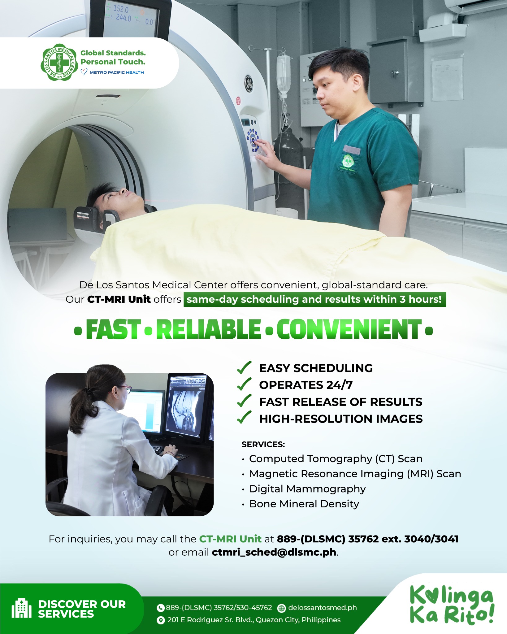 De Los Santos Medical Center Facebook ad