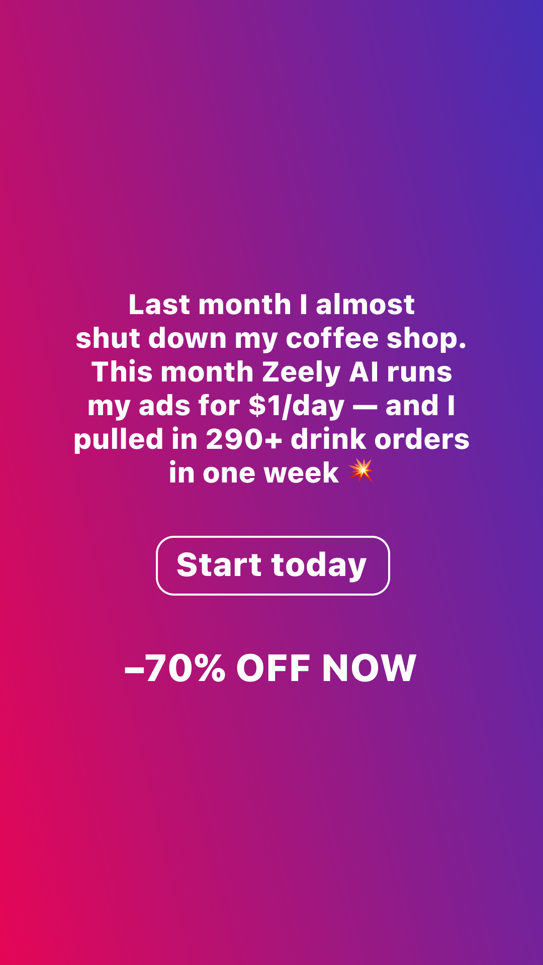 Zeely Facebook ad