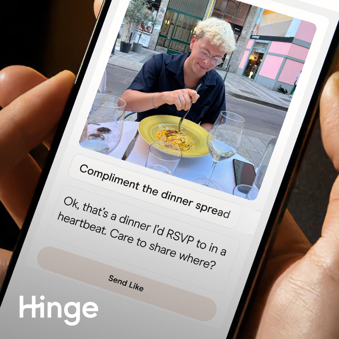 Hinge Facebook ad