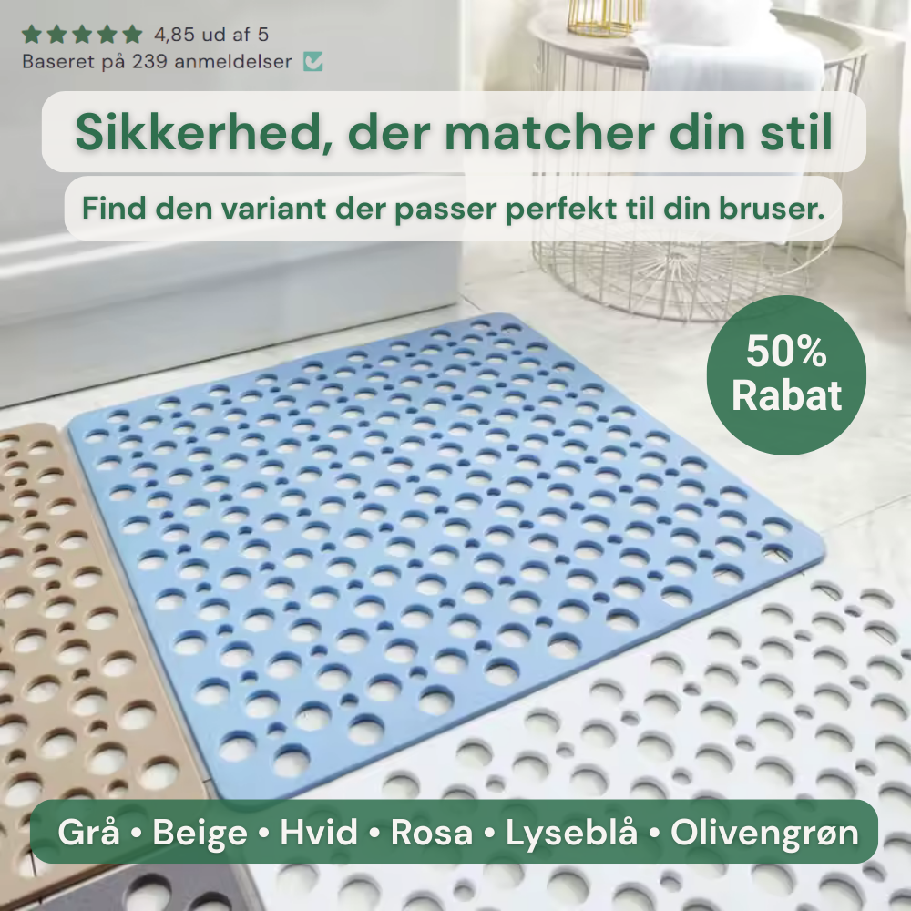 Ampzter - Nordic design Facebook ad: Forebyg fald i bruseren