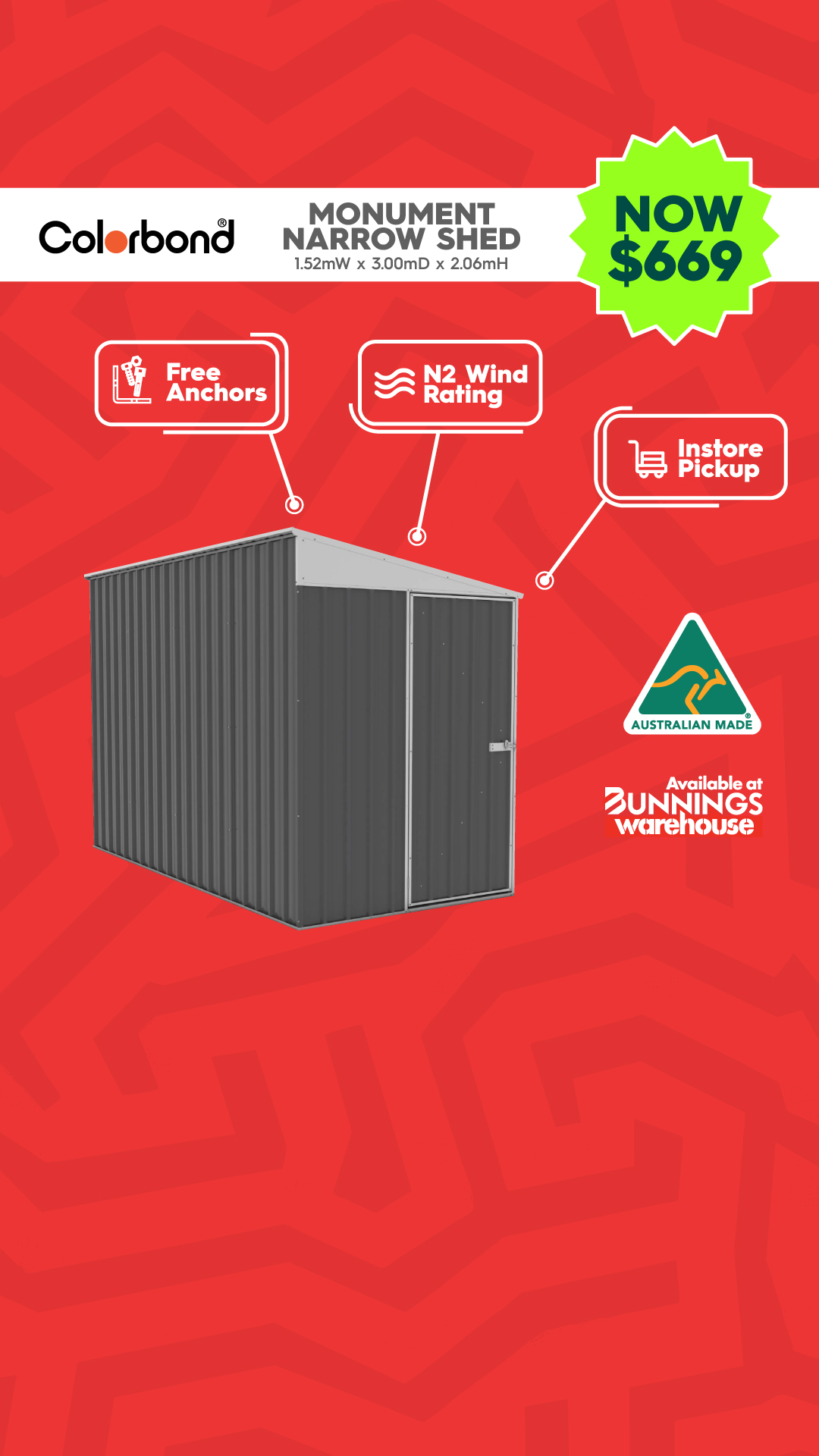Absco Sheds Facebook ad