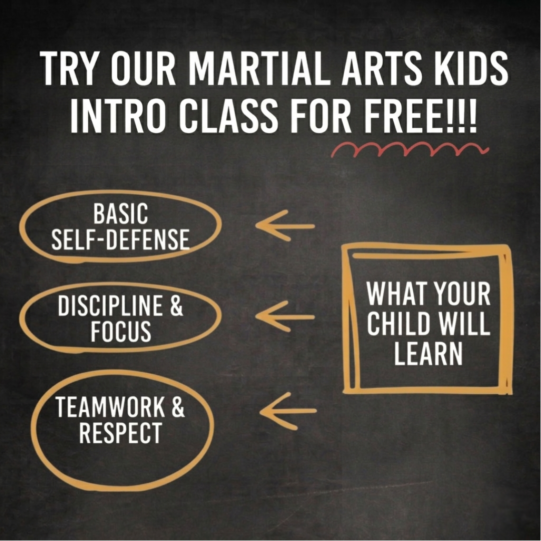 Martial Arts Advantage Centerton Facebook ad: FREE Kids Martial Arts Class