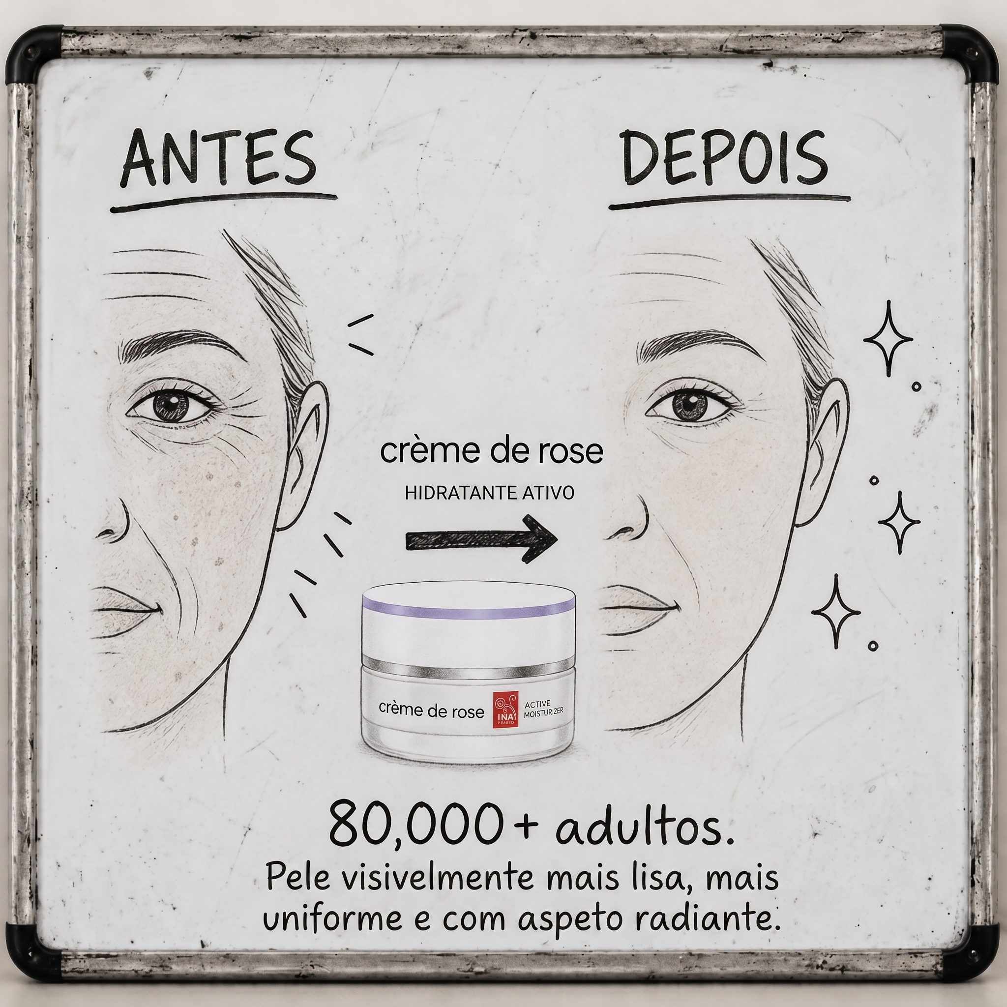 InaEssentials.PT - Cosméticos Orgânicos Familiares Facebook ad: Para onde foram as tuas linhas finas?