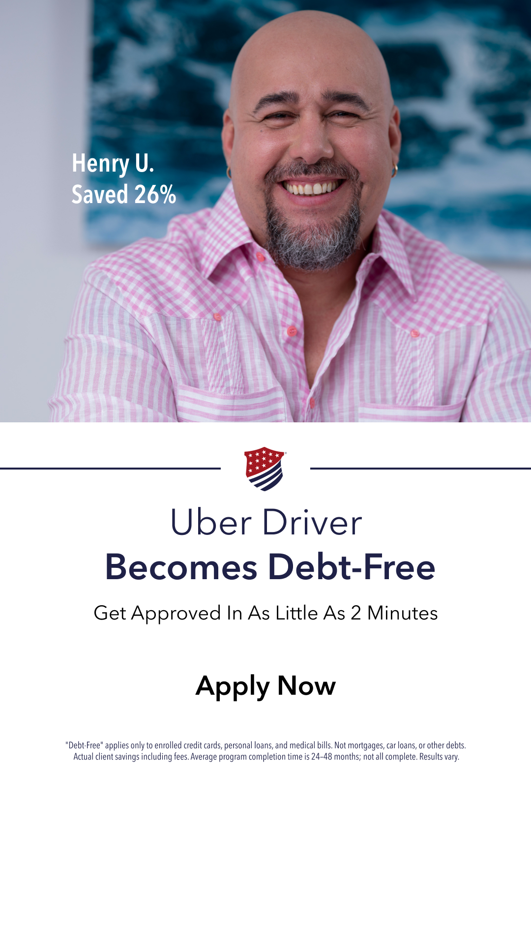 National Debt Relief Facebook ad