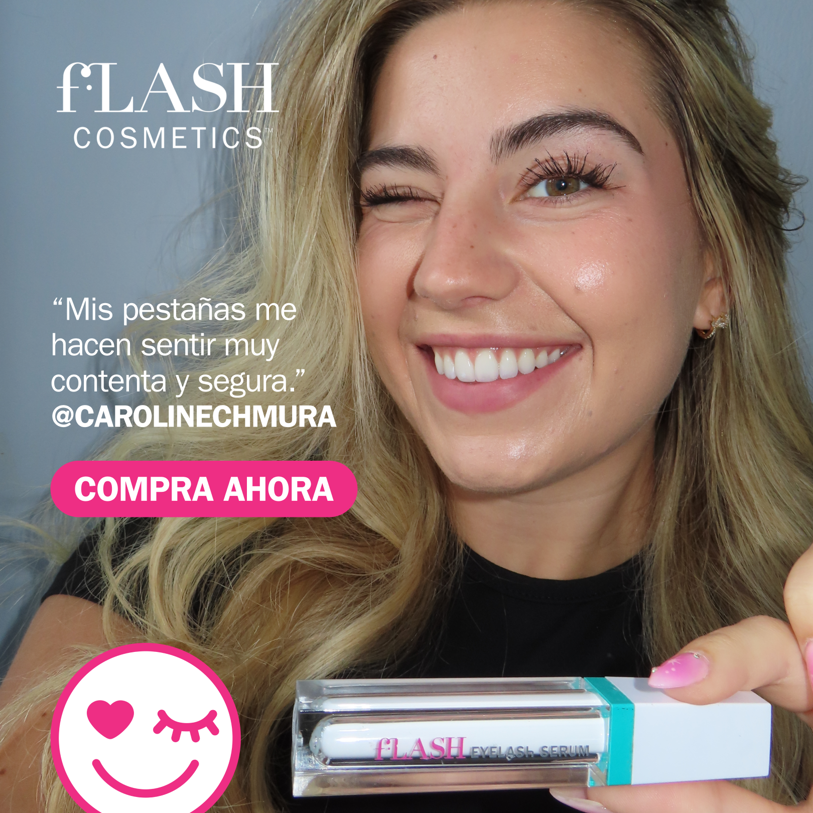 fLASH Cosmetics Facebook ad