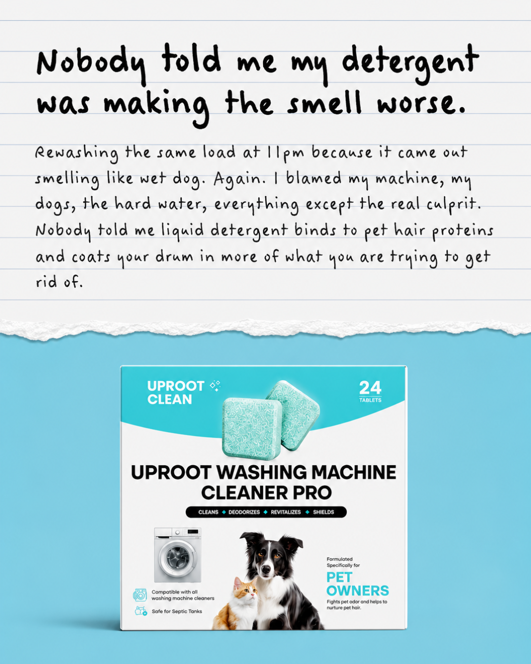 Uproot Clean Facebook ad