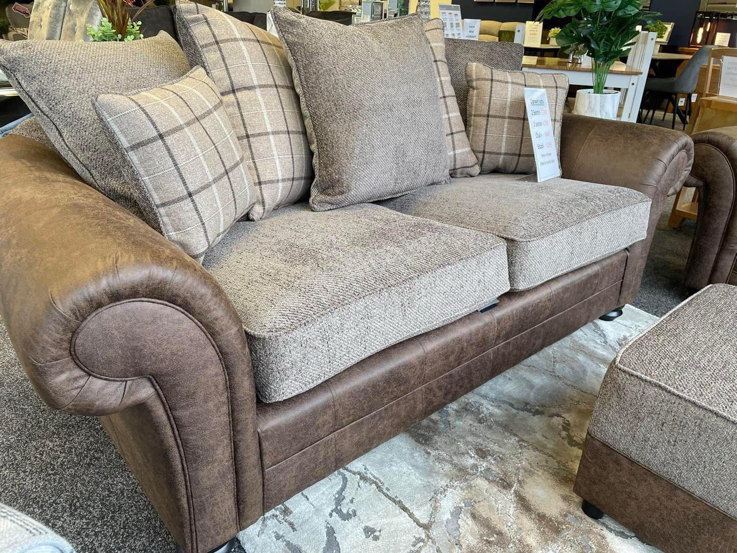 The home interior company Facebook ad: POP INTO OUR STANLEY SHOWROOM FOR YOUR NEW…