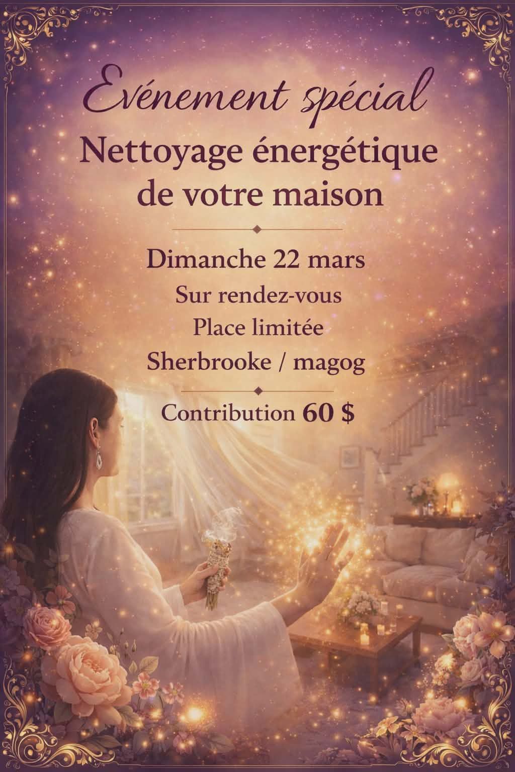 La Ma-j des cristaux Facebook ad: Événements spécial il reste quelques places