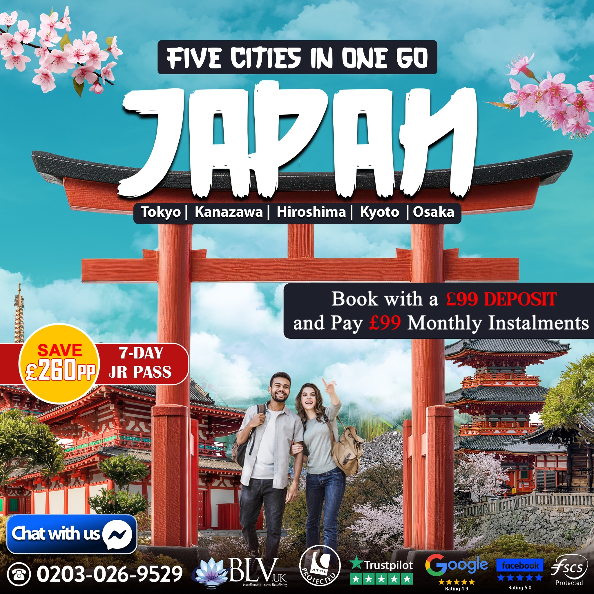 Blue Lotus Vacations UK Facebook ad
