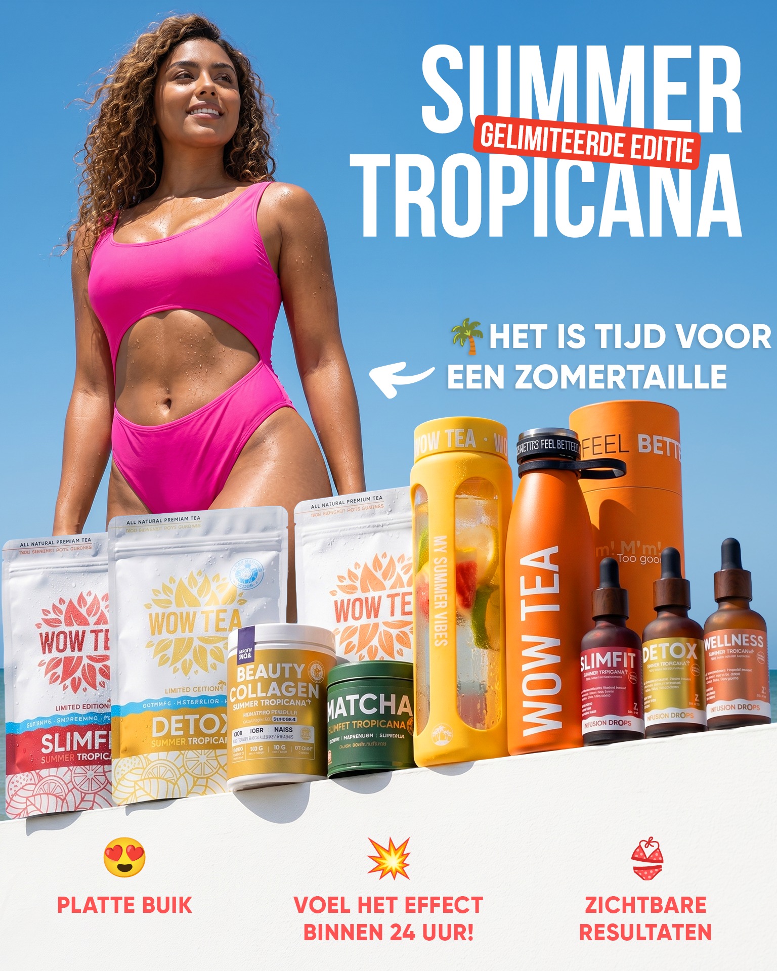 WOW TEA Belgium Facebook ad