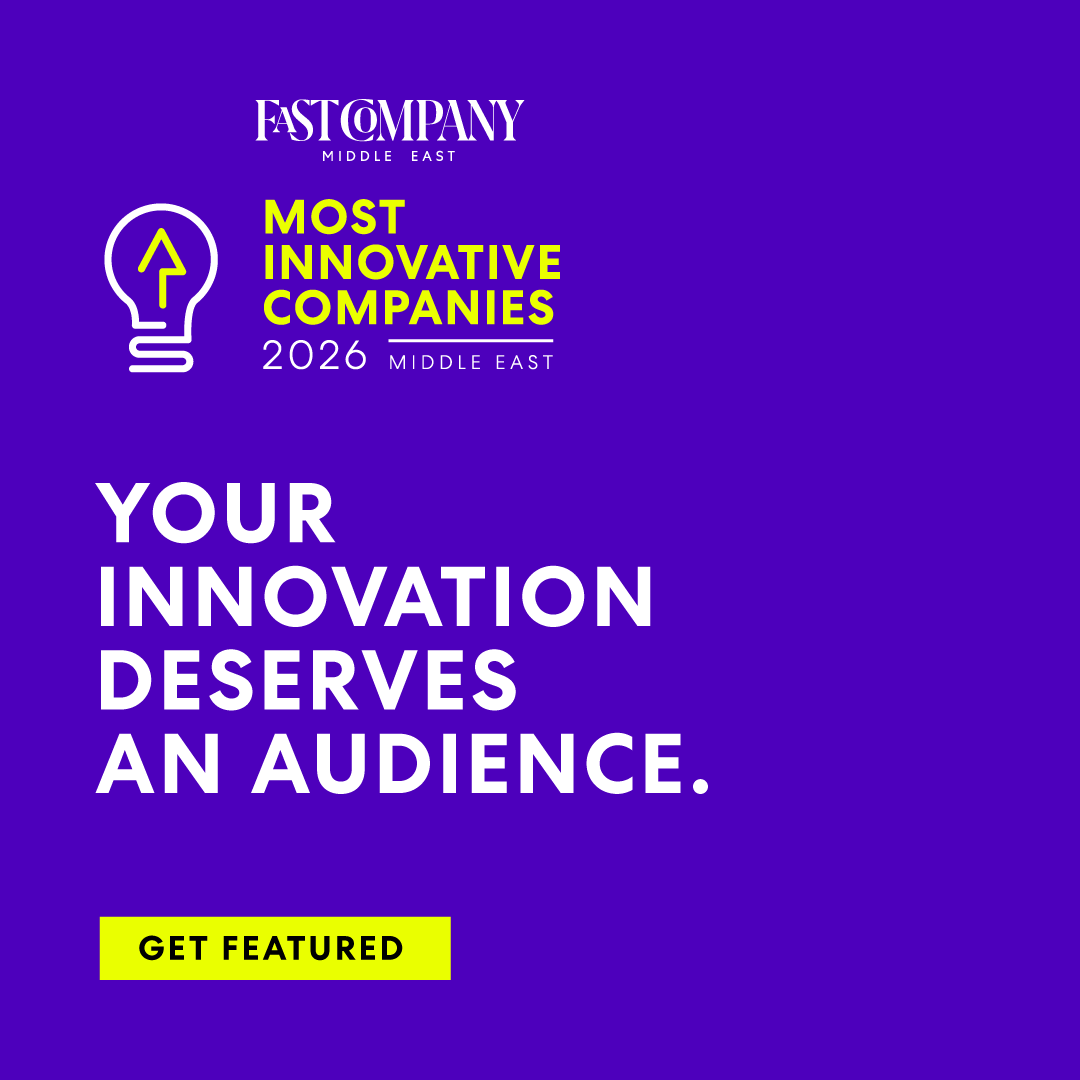 Fast Company Middle East Facebook ad: 5th Edition of Most Innovative Companies 2026