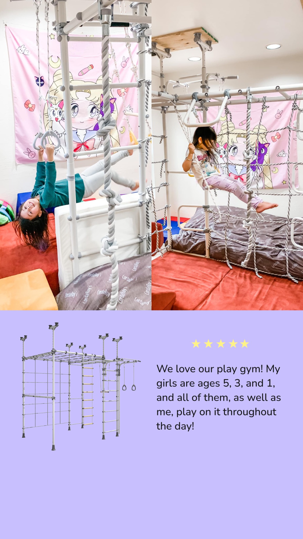 Brainrich Kids Facebook ad: #1 Durable Indoor Home Play Jungle Gym