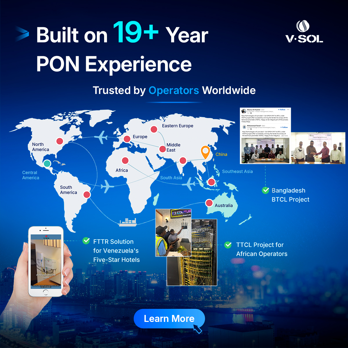 V-Solution Telecommunication Technology CO.,LTD Facebook ad: We don't just sell you hardware; We support…