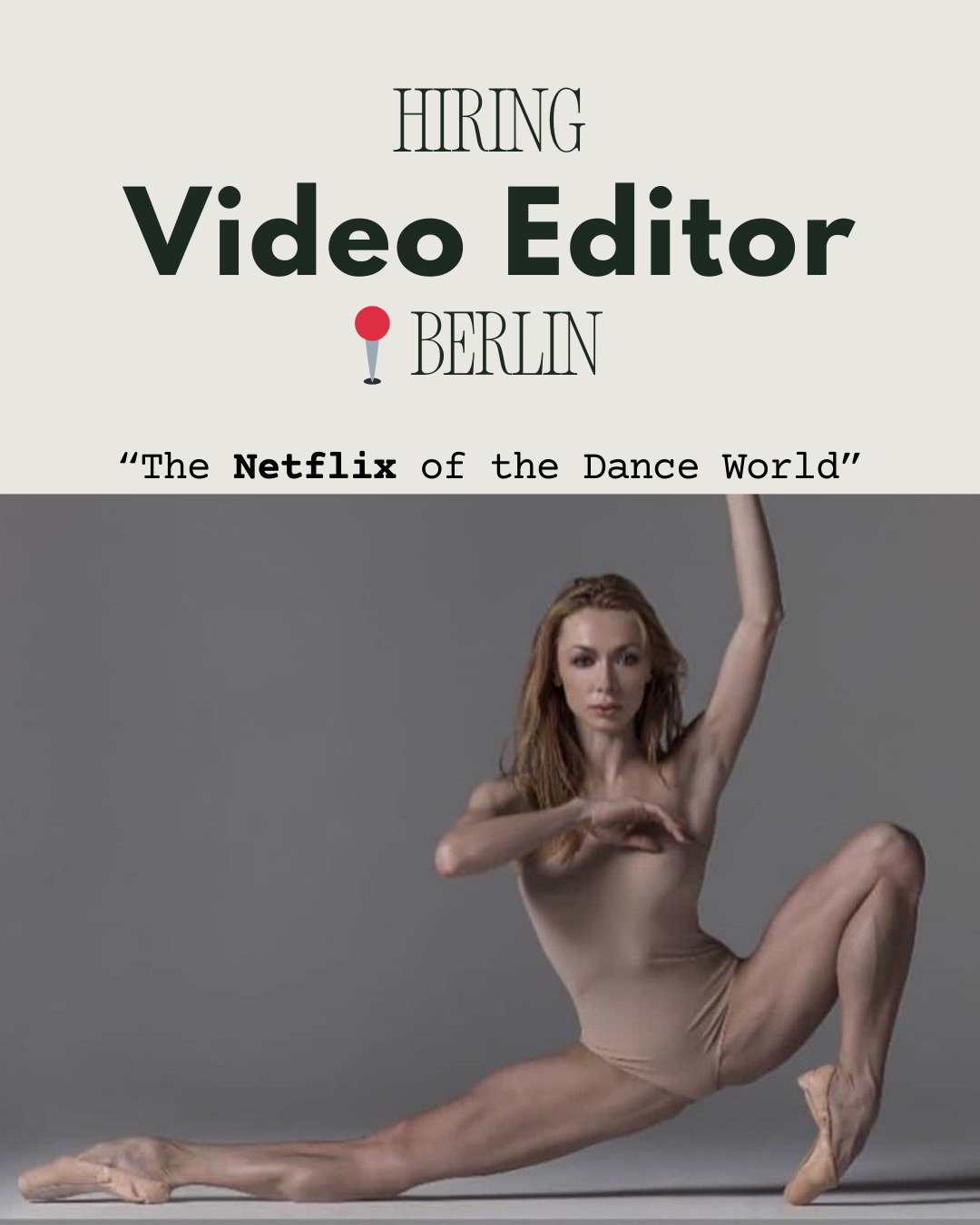 Dance Masterclass Facebook ad