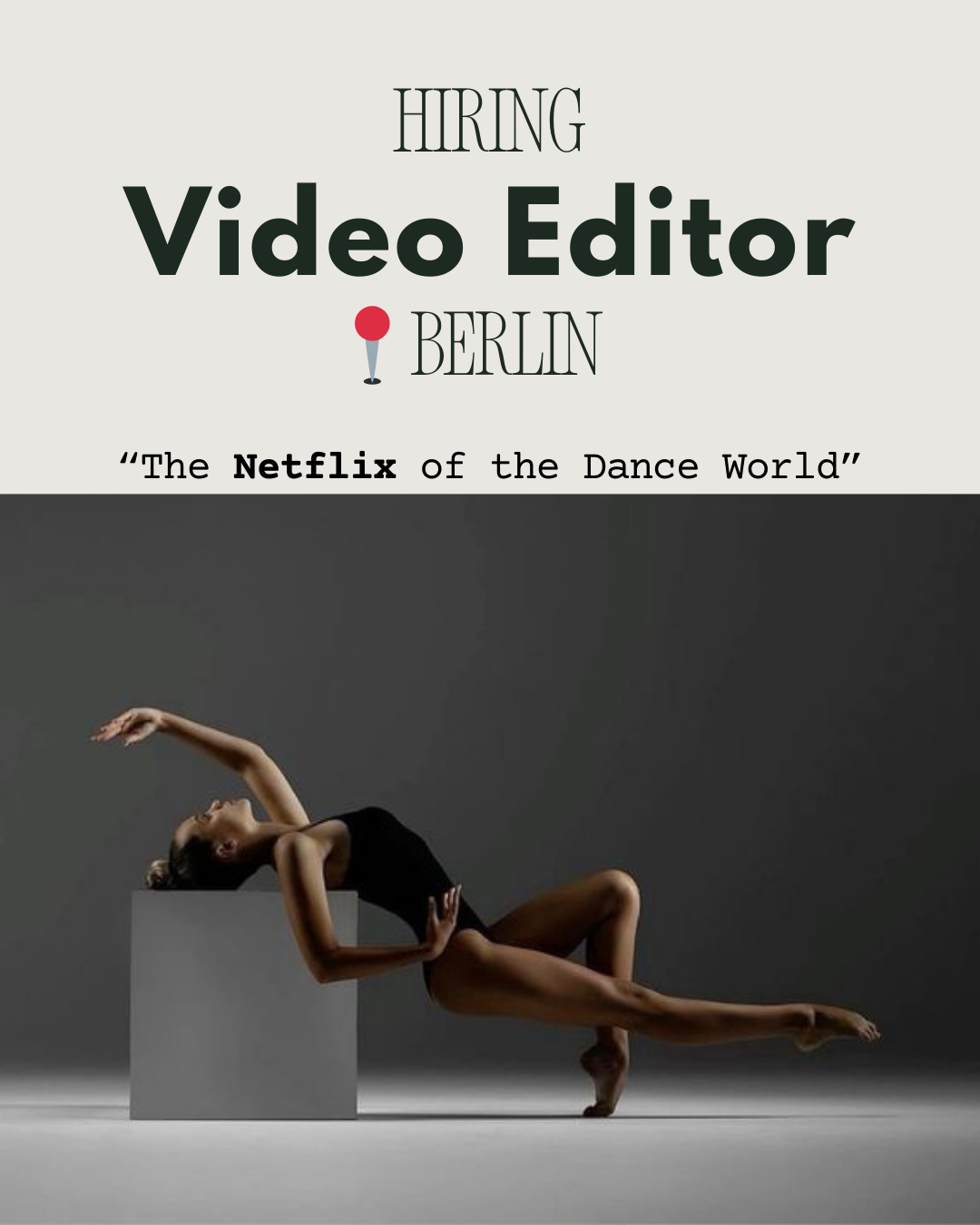 Dance Masterclass Facebook ad