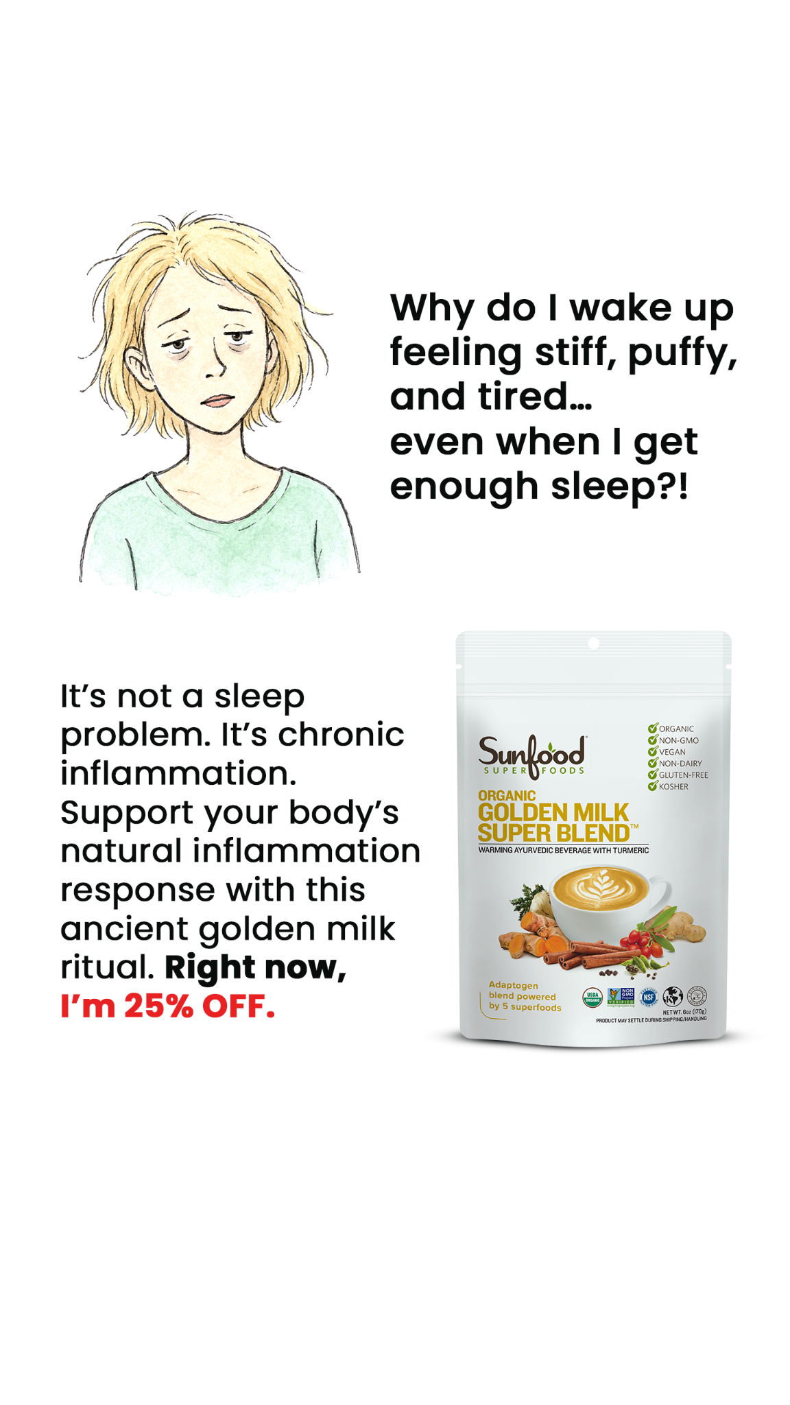 Sunfood Superfoods Facebook ad