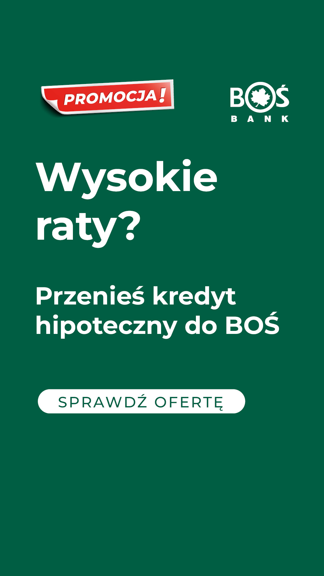 BOŚ Bank Facebook ad from Jul 31, 2026