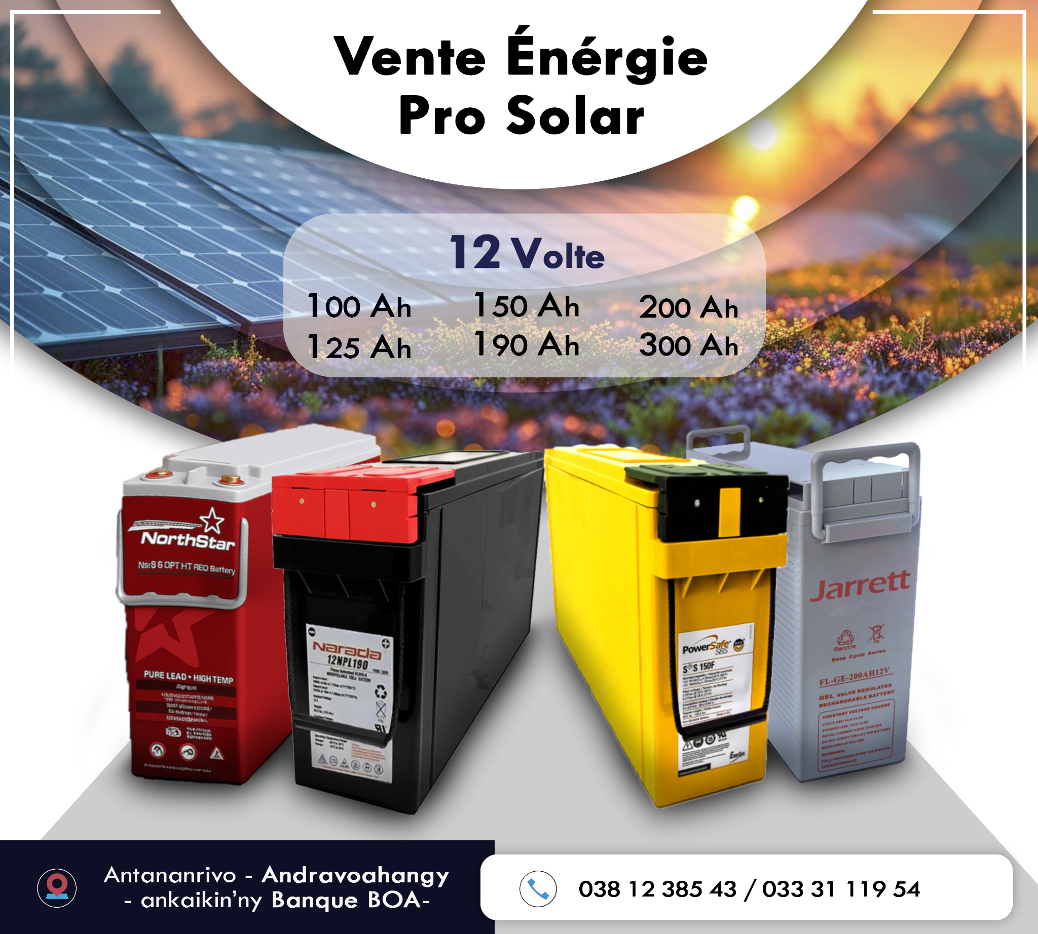 Ventes Matériels Prosolar Facebook ad