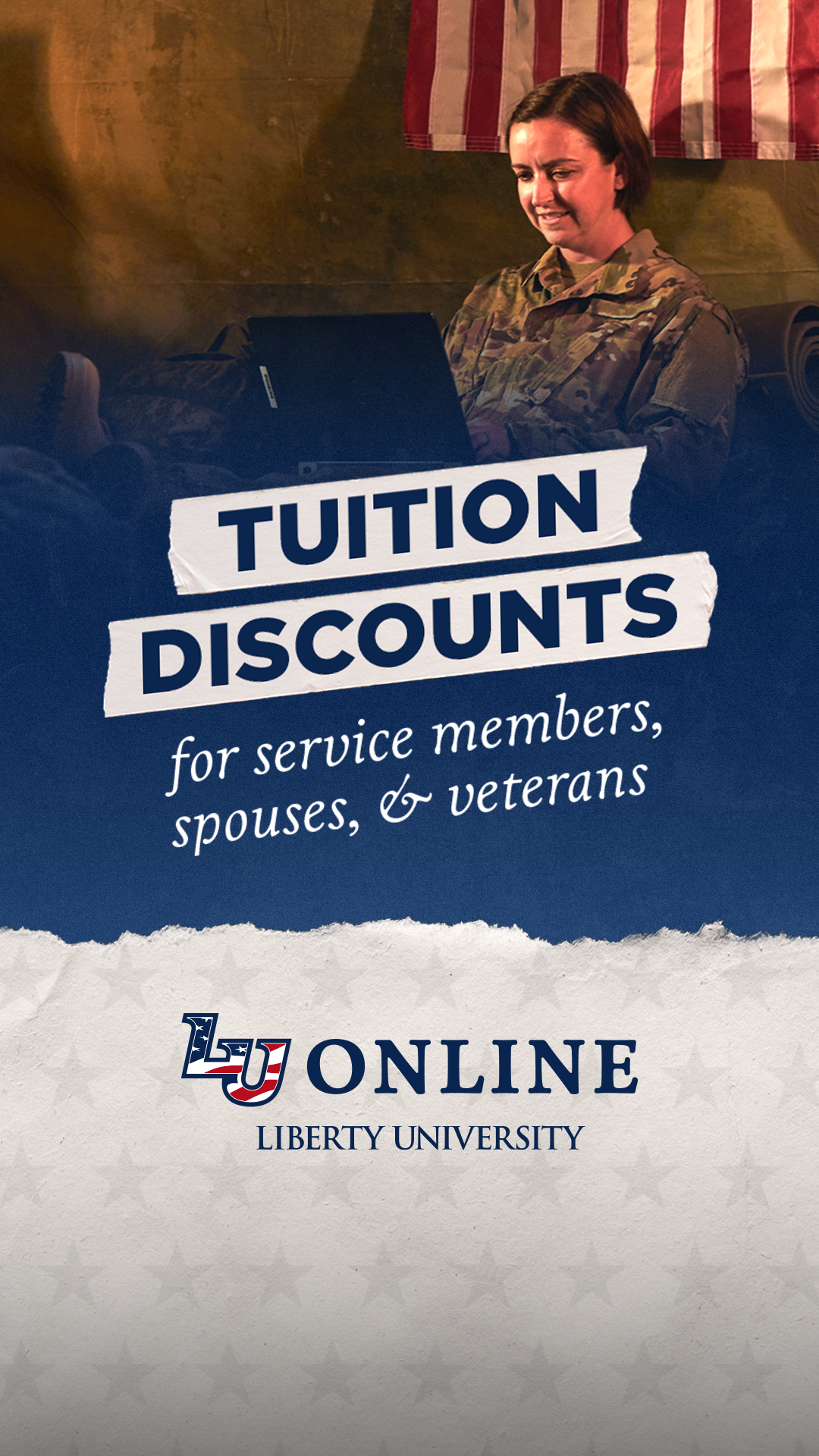 Liberty University Online Programs Facebook ad