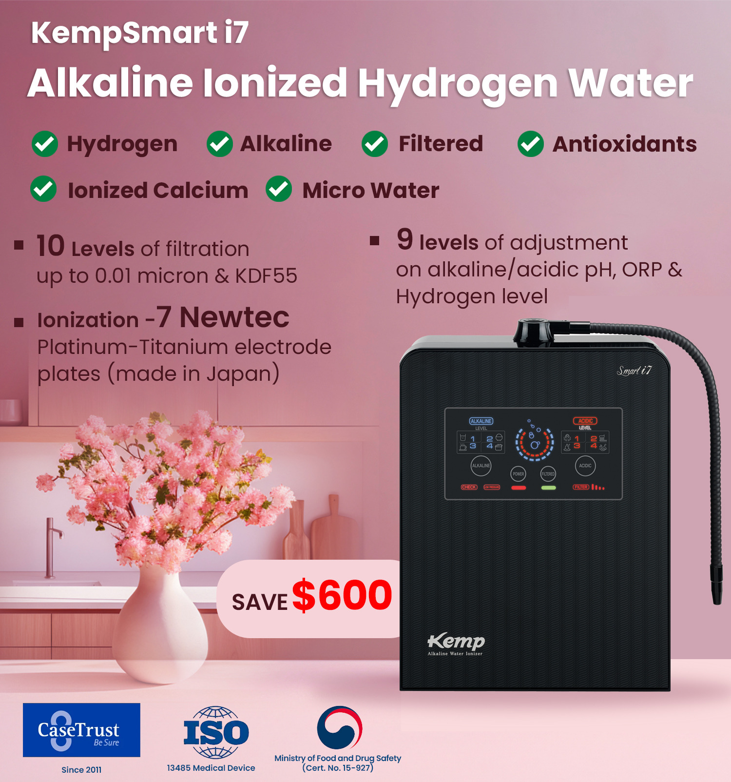 Kemp Singapore Alkaline Ionized Water Facebook ad