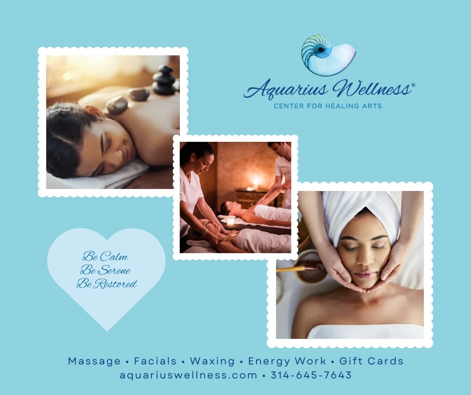 Aquarius Wellness Center For Healing Arts and Massage Therapy-St. Louis Facebook ad