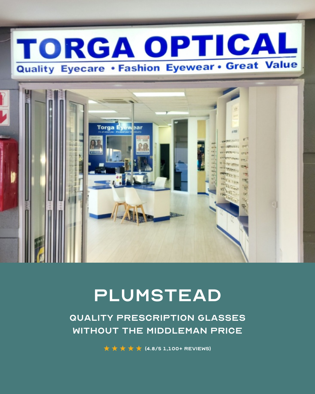 Torga Optical Facebook ad