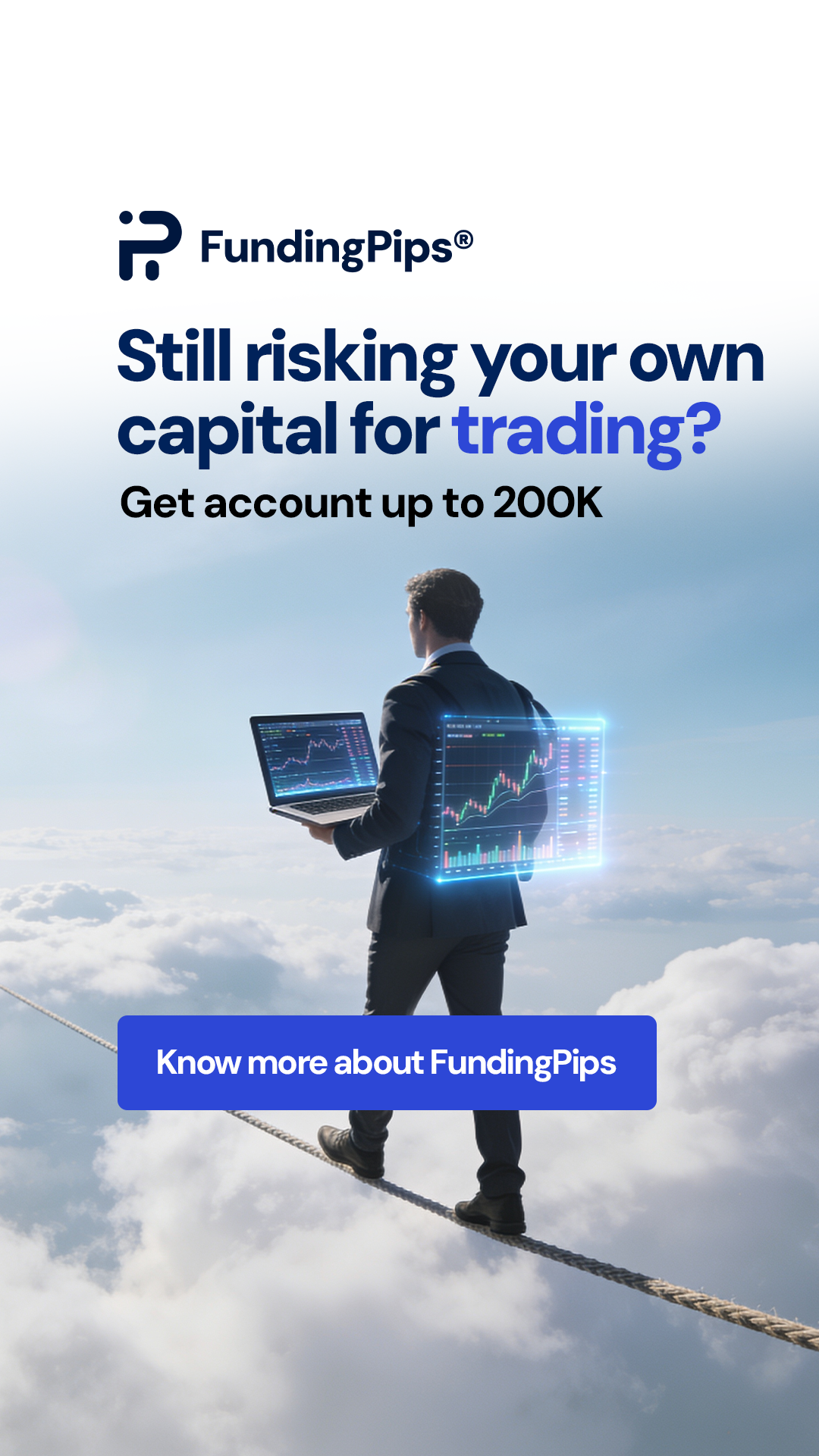 Fundingpips Facebook ad