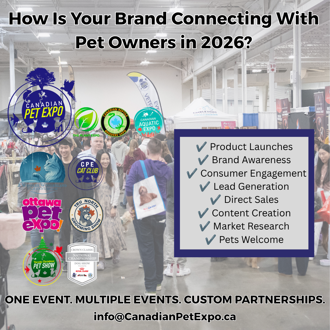 Canadian Pet Expo Facebook ad: Grow Your Pet Brand