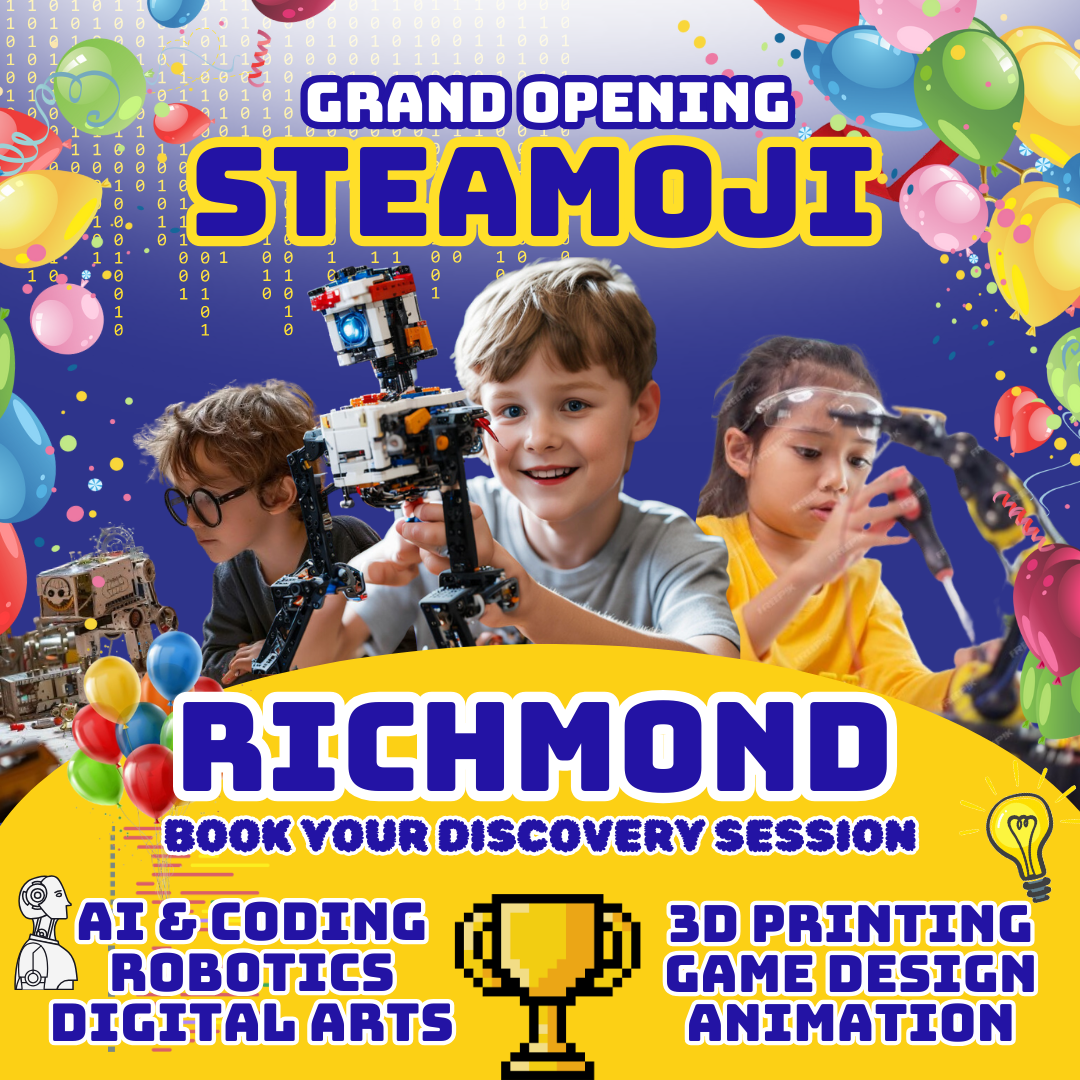 Steamoji - Richmond Central Facebook ad: GRAND OPENING ALERT Steamoji Richmond's 2nd Location is…