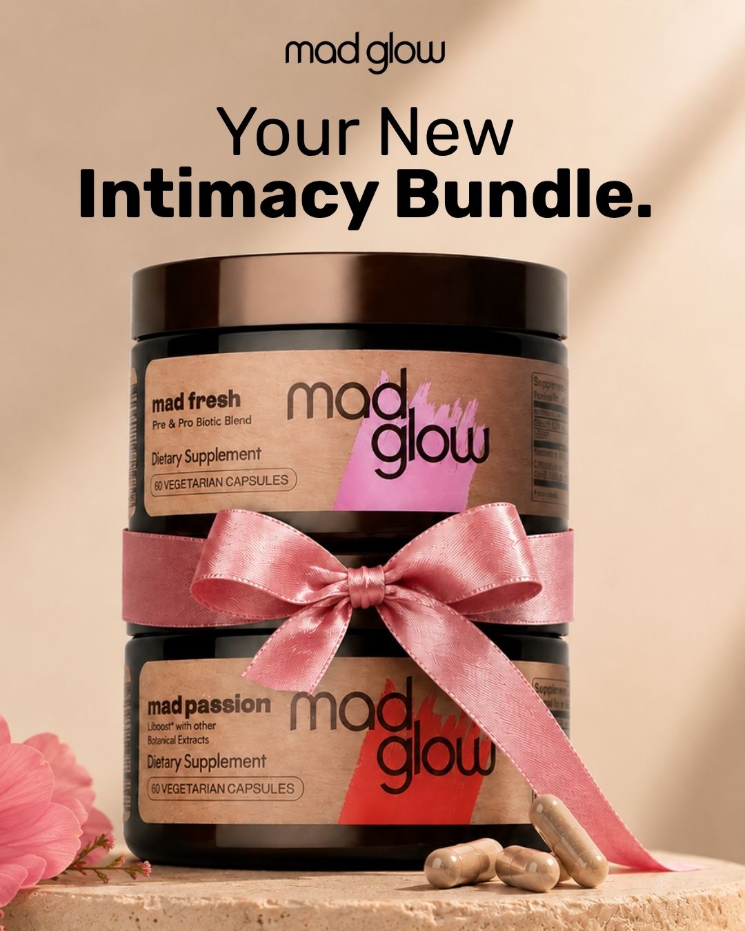 Mad Glow Facebook ad